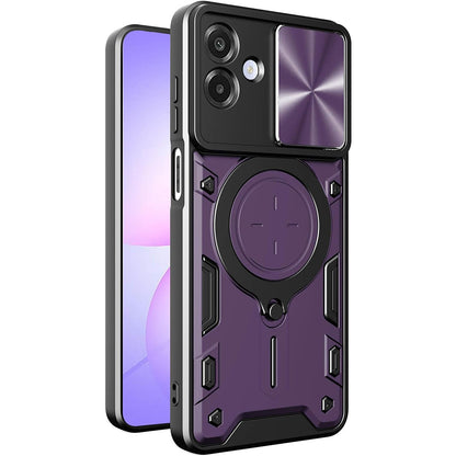 Deksel til Samsung Galaxy A07 4G A075, Techsuit, CamGuard Pro, Lilla