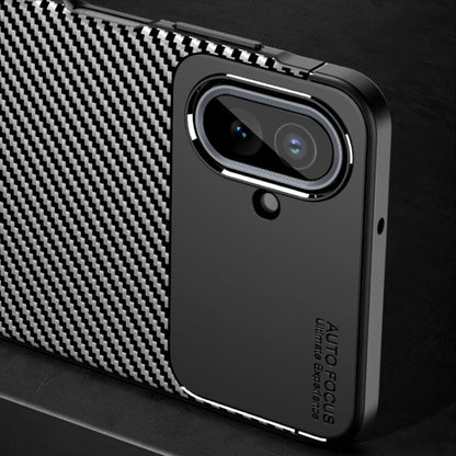 Deksel til Samsung Galaxy A07 4G A075, Techsuit, CarbonFiber, Svart