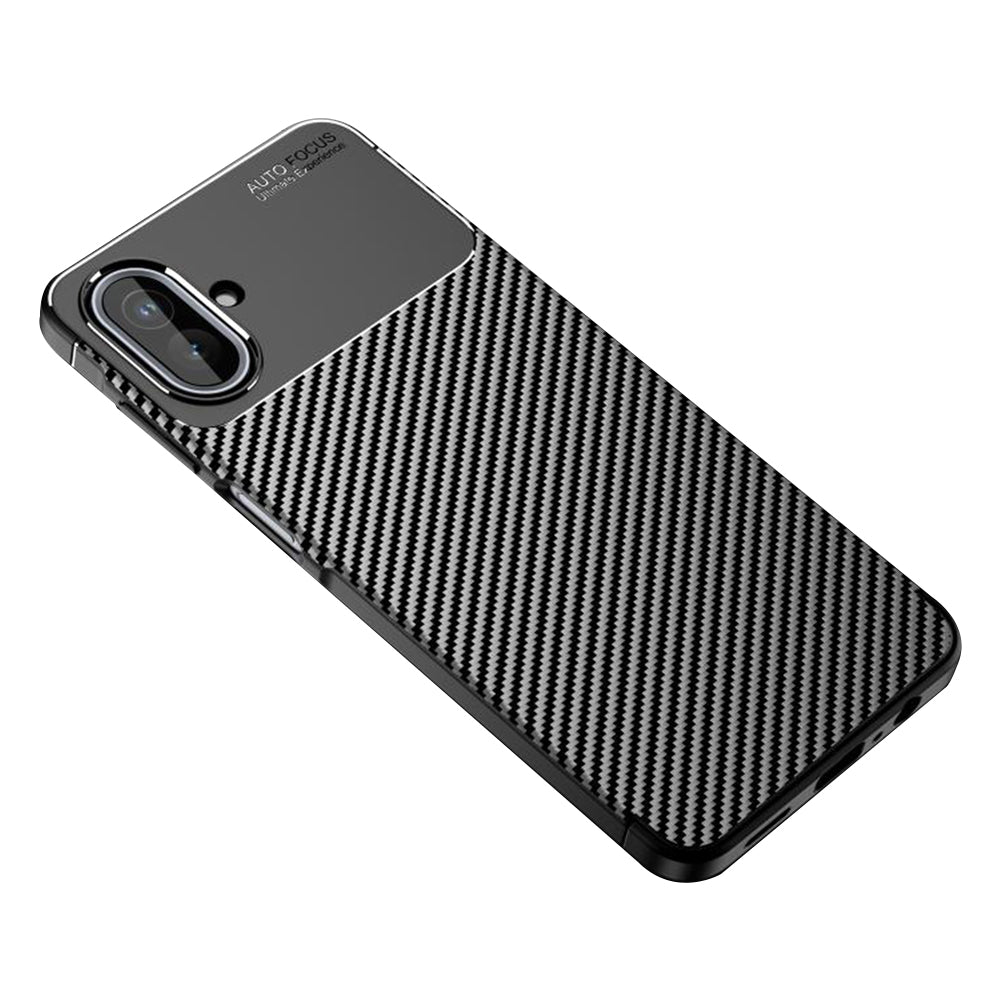 Deksel til Samsung Galaxy A07 4G A075, Techsuit, CarbonFiber, Svart