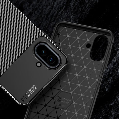 Deksel til Samsung Galaxy A07 4G A075, Techsuit, CarbonFiber, Svart