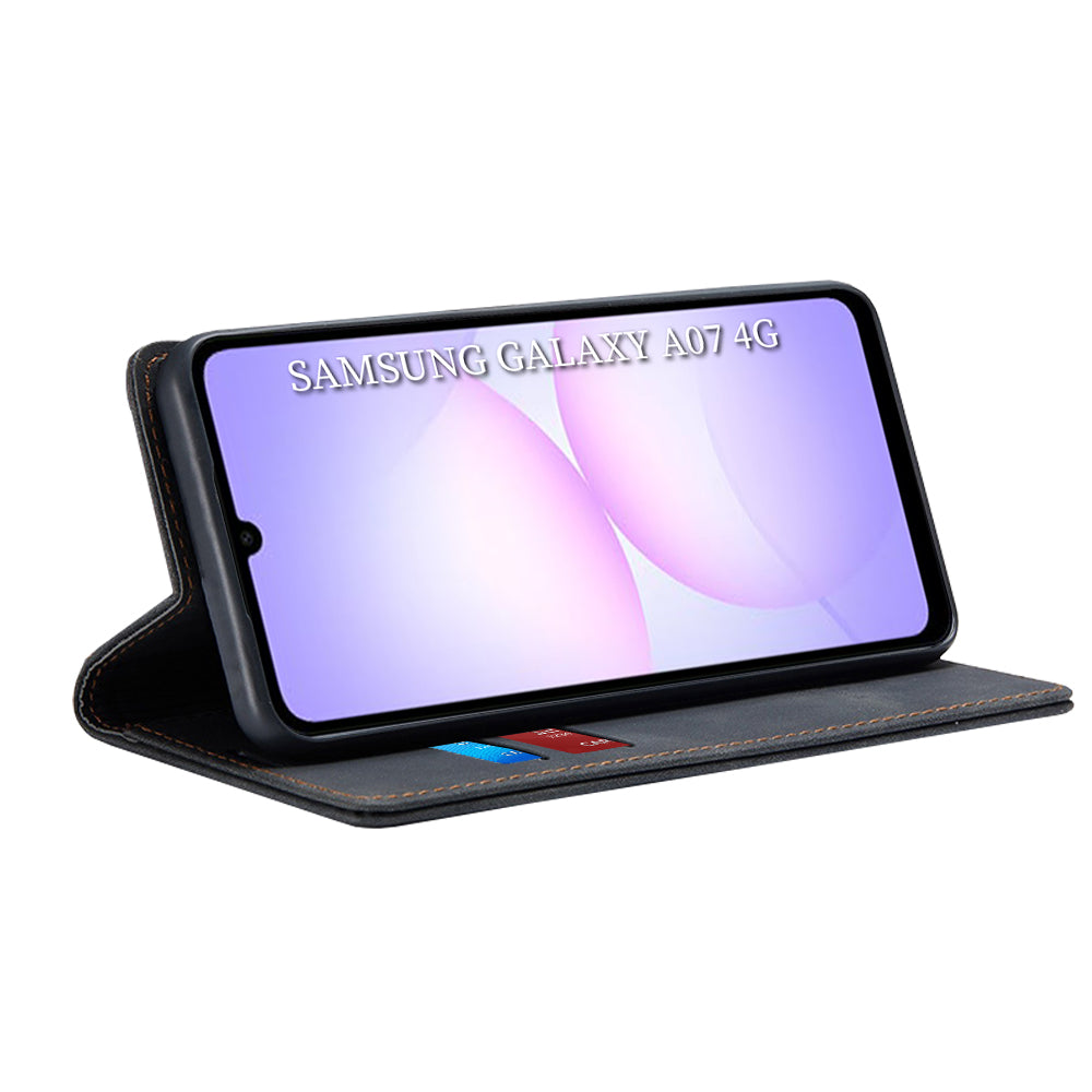 Deksel til Samsung Galaxy A07 4G A075, Techsuit, Confy, Svart