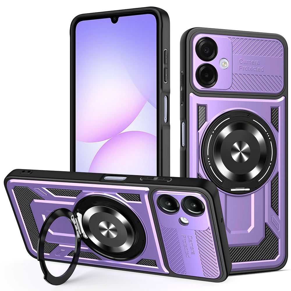 Deksel for Samsung Galaxy A07 4G A075, Techsuit, RuggedCam, Lilla