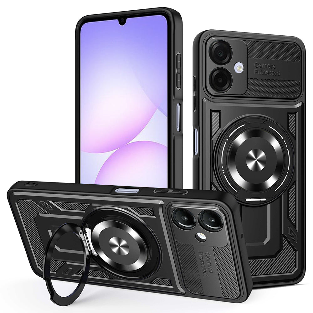 Deksel for Samsung Galaxy A07 4G A075, Techsuit, RuggedCam, Svart