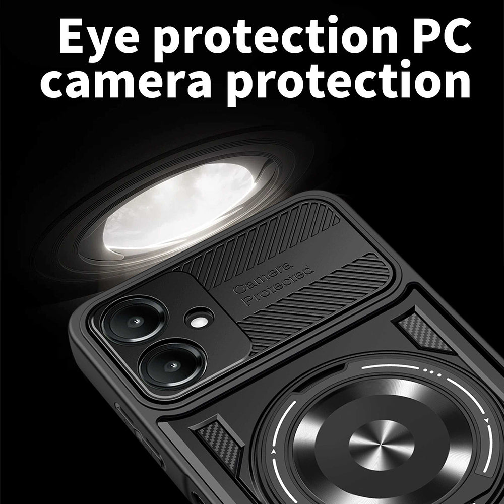 Deksel for Samsung Galaxy A07 4G A075, Techsuit, RuggedCam, Svart