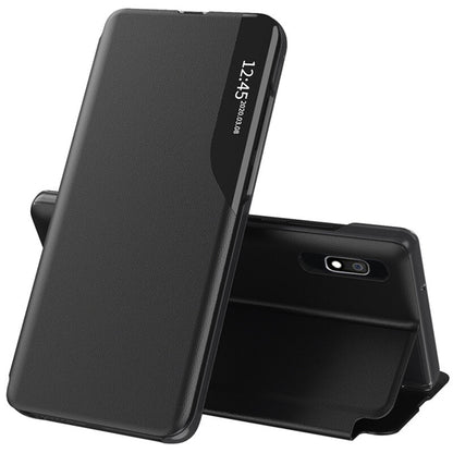 Deksel for Samsung Galaxy A10 A105 / M10 M105, Techsuit, eFold, Svart