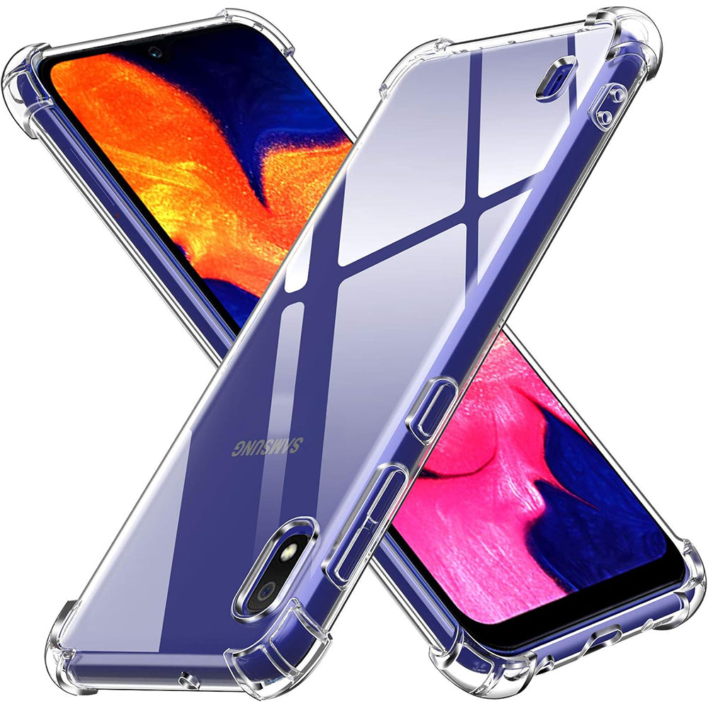 Deksel til Samsung Galaxy A10 A105, Techsuit, Støtsikker Klar, Transparent