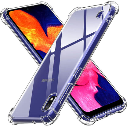 Deksel til Samsung Galaxy A10 A105, Techsuit, Støtsikker Klar, Transparent