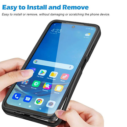 Deksel for Samsung Galaxy A12 A125, Techsuit, ColorVerse 360, Svart