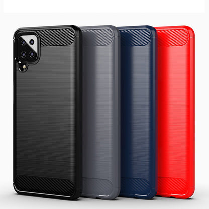 Deksel til Samsung Galaxy A12 Nacho A127 / A12 A125, Techsuit, Karbon, Svart