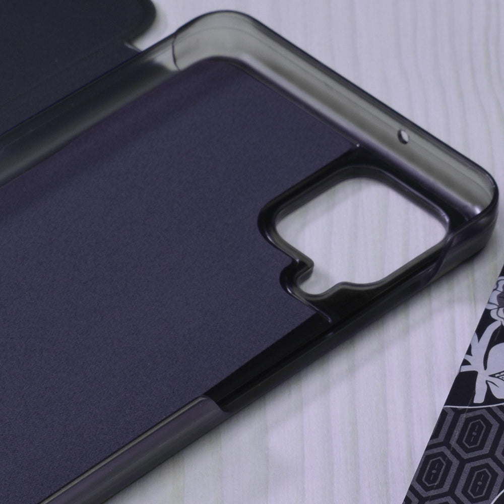 Deksel til Samsung Galaxy A12 Nacho A127 / A12 A125, Techsuit, eFold, Mørk Blå