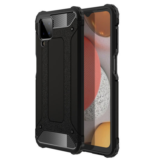 Deksel for Samsung Galaxy A12 Nacho A127 / A12 A125, Techsuit, Hybrid Armor, Svart