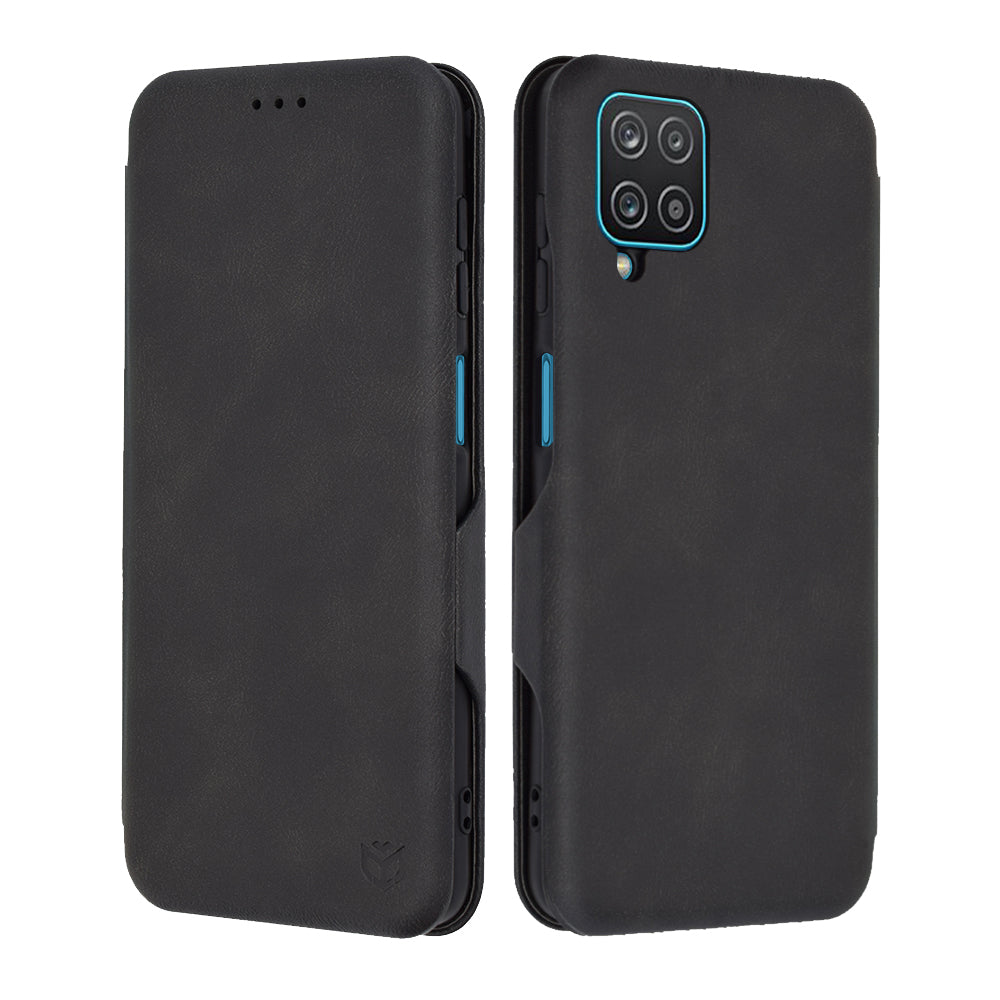 Deksel til Samsung Galaxy A12 Nacho A127 / A12 A125, Techsuit, Safe Wallet Plus, Svart