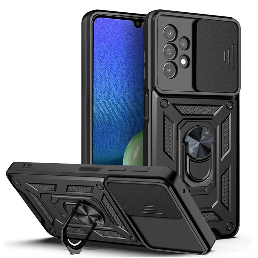 Deksel til Samsung Galaxy A13 A135, Techsuit, CamShield, Svart
