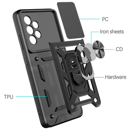 Deksel til Samsung Galaxy A13 A135, Techsuit, CamShield, Svart