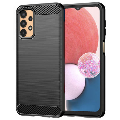 Deksel til Samsung Galaxy A13 A135, Techsuit, Karbon, Svart