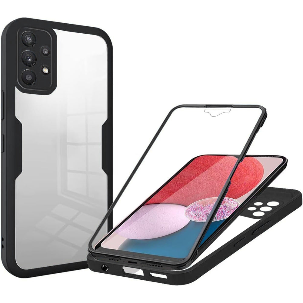Deksel for Samsung Galaxy A13 A135, Techsuit, ColorVerse 360, Svart