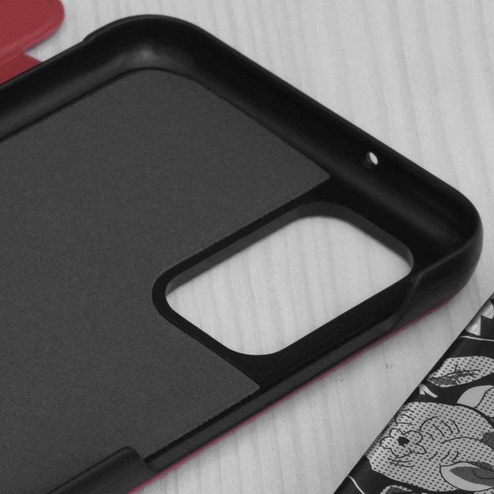 Deksel for Samsung Galaxy A13 A135, Techsuit, eFold, Rød