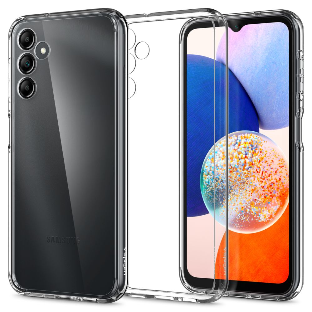 Deksel for Samsung Galaxy A14 5G A146, Spigen, Ultra Hybrid, Gjennomsiktig