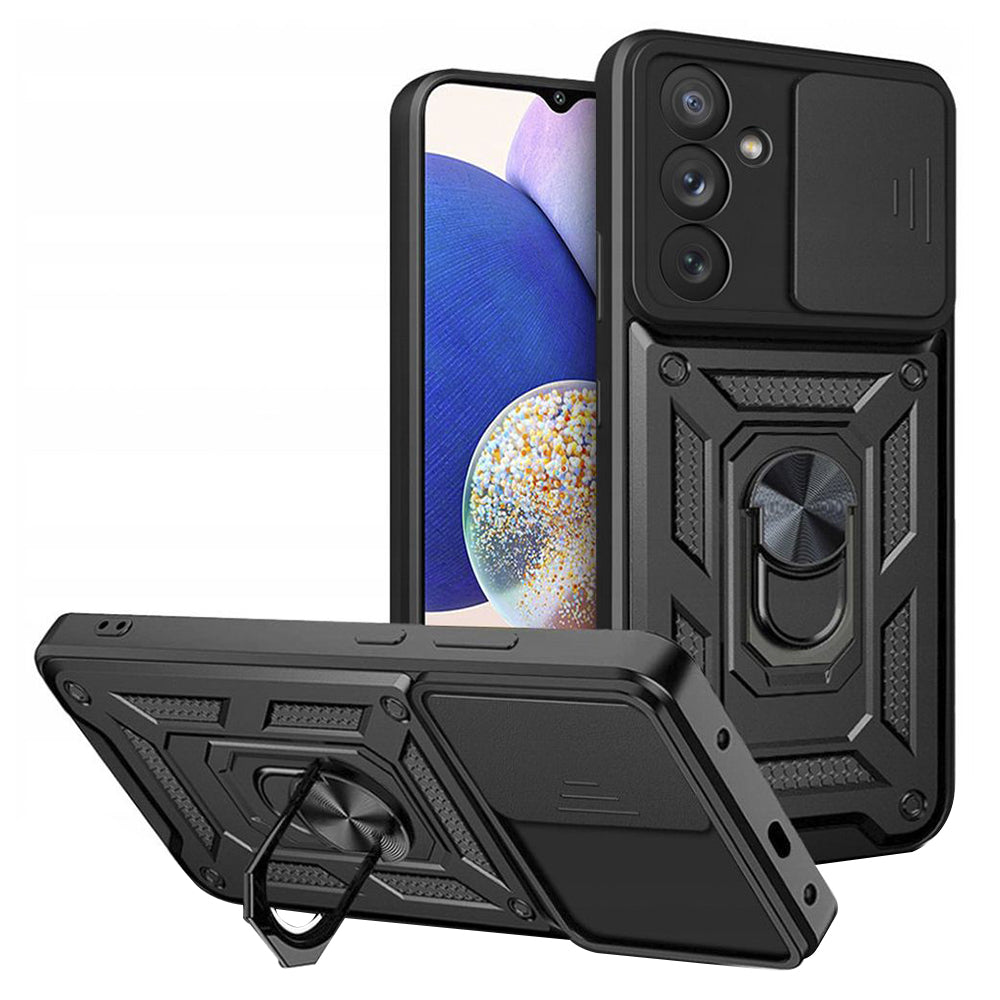 Deksel til Samsung Galaxy A14 A145 / A14 5G A146, Techsuit, CamShield, Svart