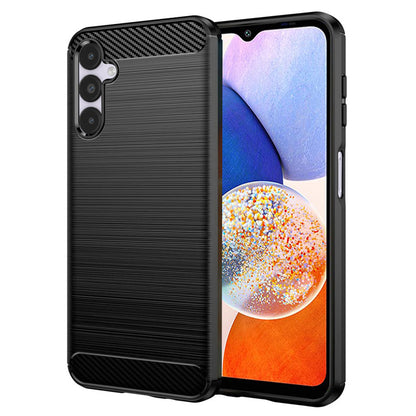 Deksel til Samsung Galaxy A14 A145 / A14 5G A146, Techsuit, Karbon, Svart