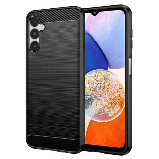 Deksel til Samsung Galaxy A14 A145 / A14 5G A146, Techsuit, Karbon, Svart