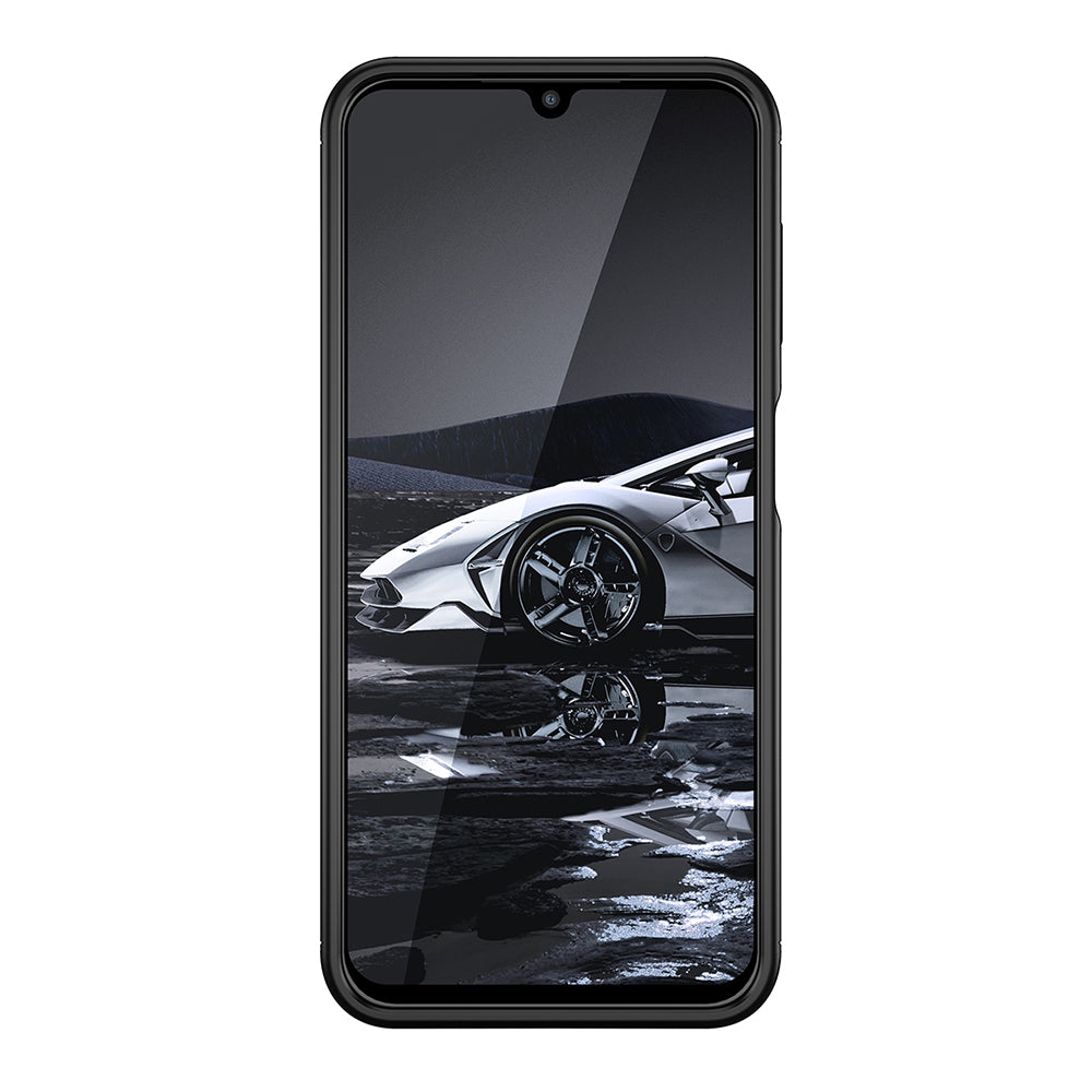 Deksel til Samsung Galaxy A14 A145 / A14 5G A146, Techsuit, CarbonFiber, Svart