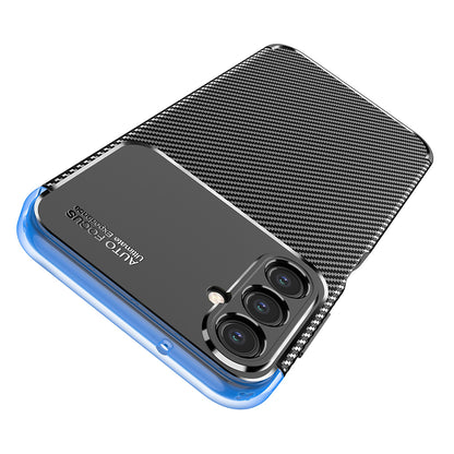 Deksel til Samsung Galaxy A14 A145 / A14 5G A146, Techsuit, CarbonFiber, Svart