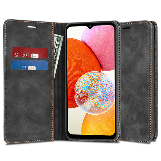 Deksel til Samsung Galaxy A14 A145 / A14 5G A146, Techsuit, Confy, Svart