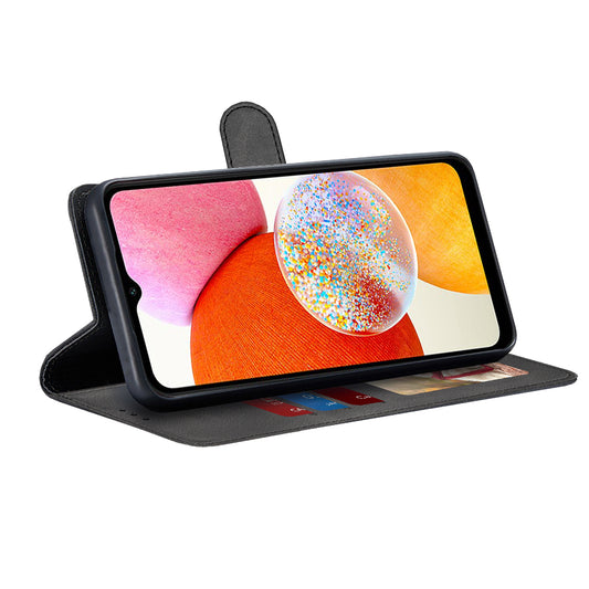 Deksel til Samsung Galaxy A14 A145 / A14 5G A146, Techsuit, Diary Book, Svart