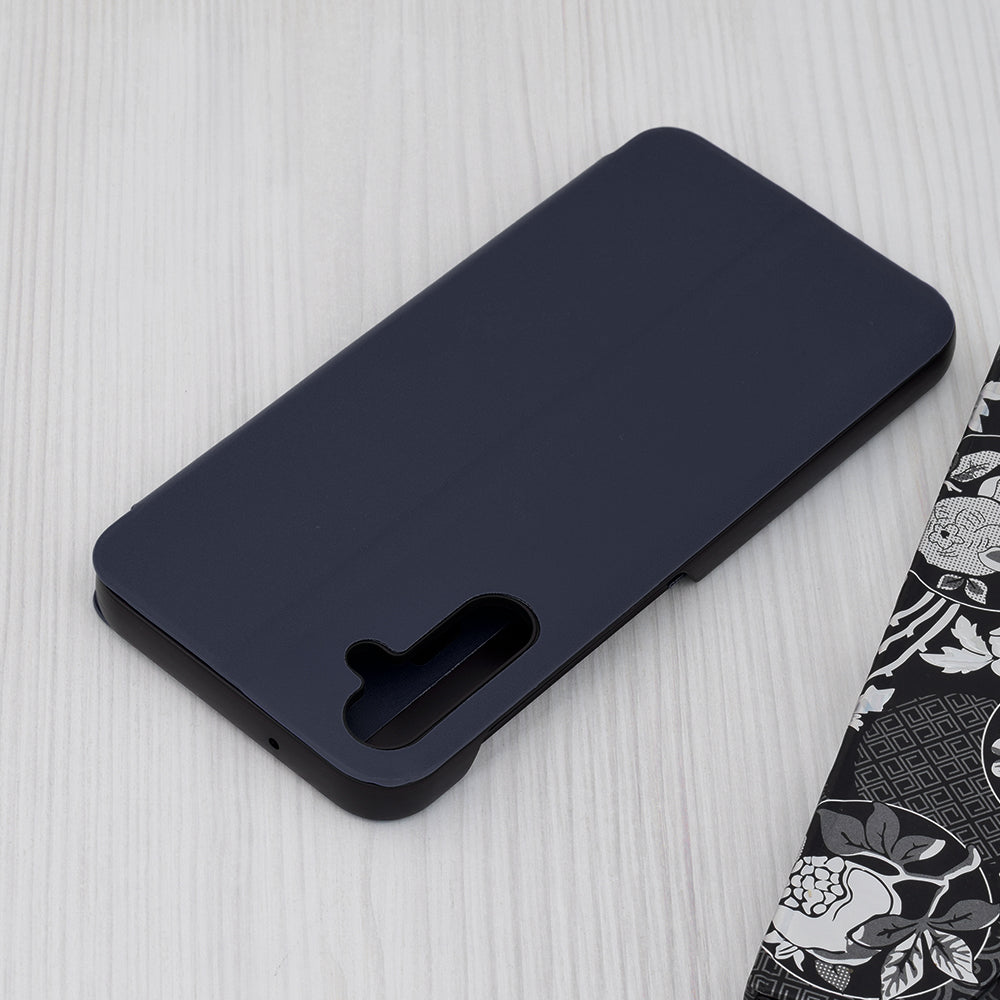 Deksel for Samsung Galaxy A14 A145 / A14 5G A146, Techsuit, eFold, Mørk blå