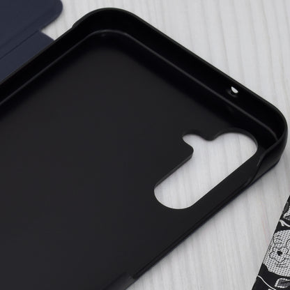 Deksel for Samsung Galaxy A14 A145 / A14 5G A146, Techsuit, eFold, Mørk blå
