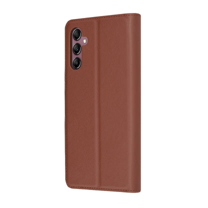 Deksel for Samsung Galaxy A14 A145 / A14 5G A146, Techsuit, Leather Folio, Brun