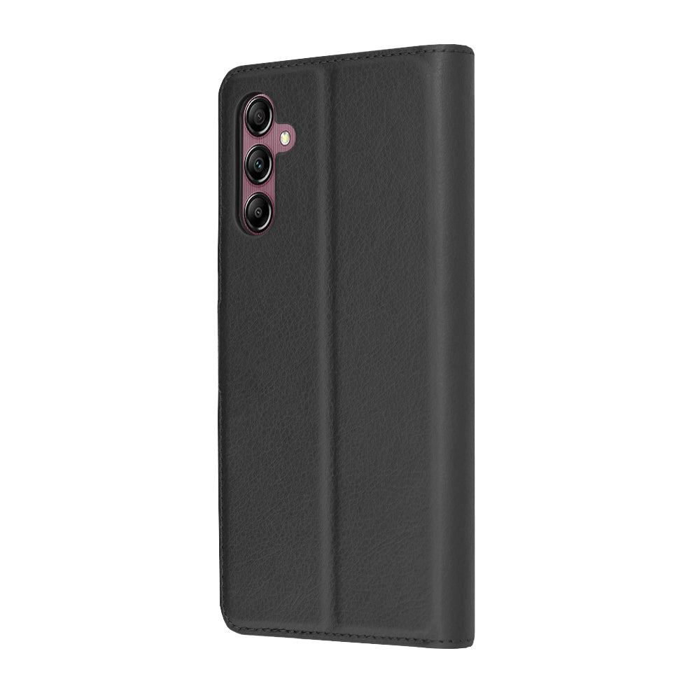 Deksel for Samsung Galaxy A14 A145 / A14 5G A146, Techsuit, Leather Folio, Svart