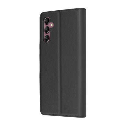 Deksel for Samsung Galaxy A14 A145 / A14 5G A146, Techsuit, Leather Folio, Svart