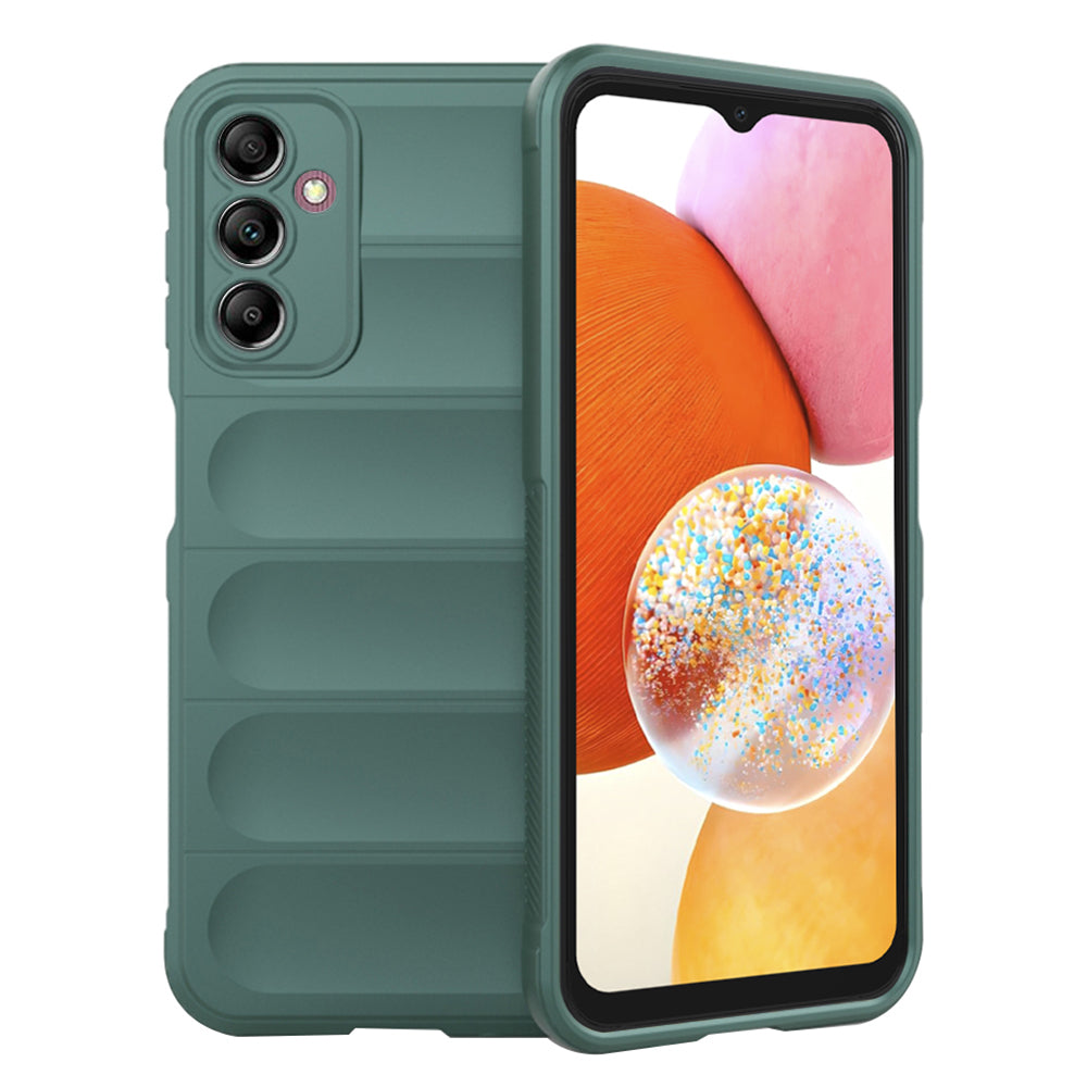 Deksel for Samsung Galaxy A14 A145 / A14 5G A146, Techsuit, Magic Shield, Grønn