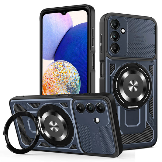 Deksel for Samsung Galaxy A14 A145 / A14 5G A146, Techsuit, RuggedCam, Blå