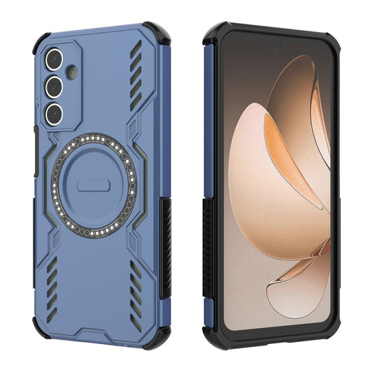 MagSafe-deksel for Samsung Galaxy A15 5G A156 / A15 A155, Techsuit, ArmorMag, Blå