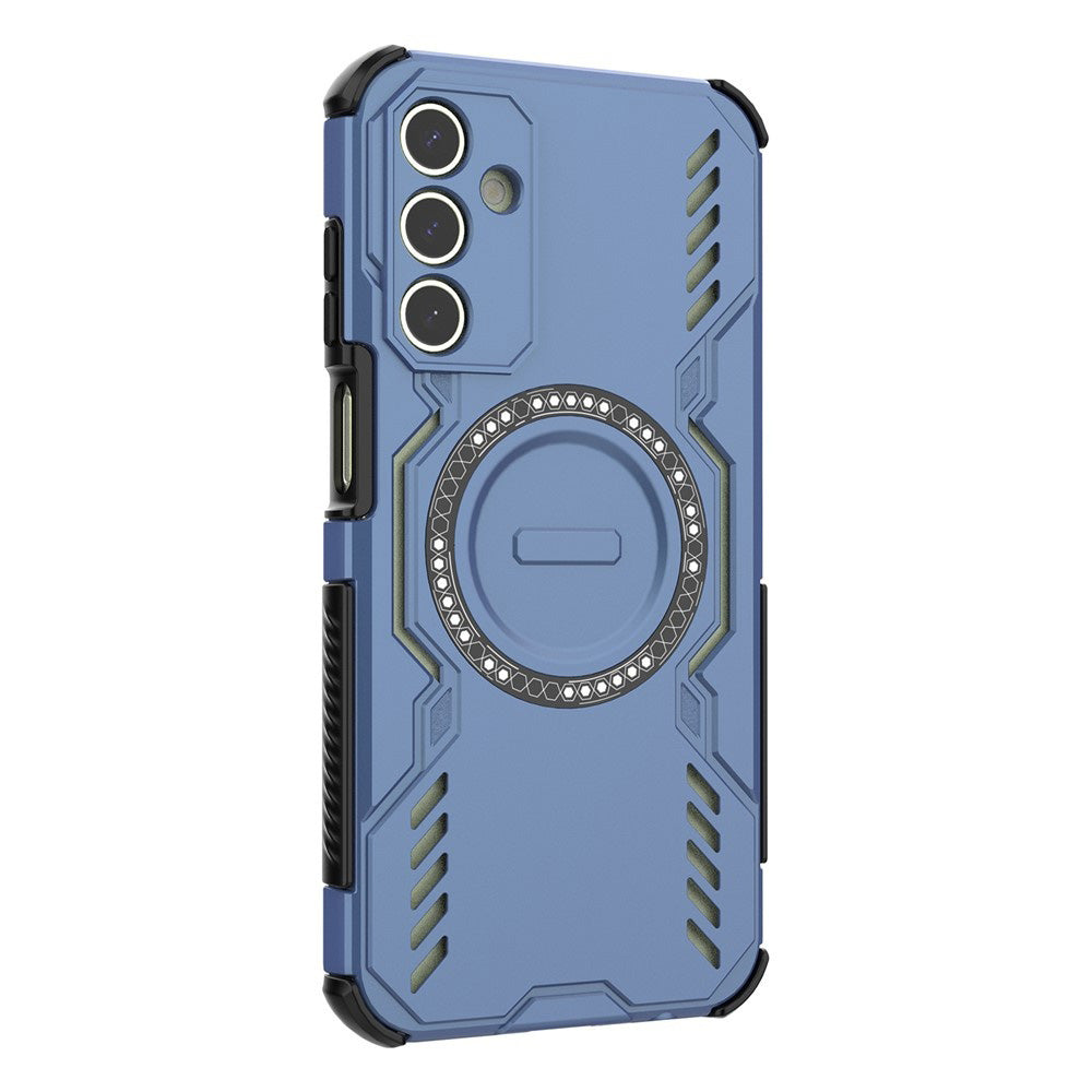 MagSafe-deksel for Samsung Galaxy A15 5G A156 / A15 A155, Techsuit, ArmorMag, Blå