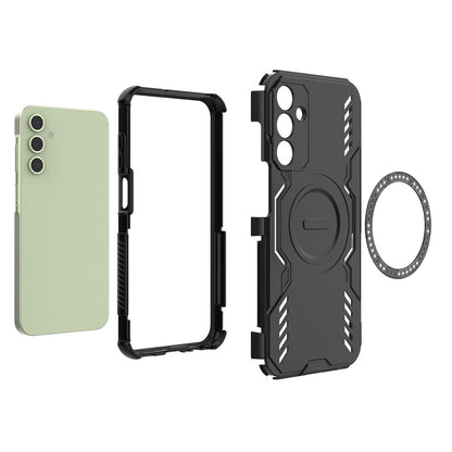 MagSafe-deksel for Samsung Galaxy A15 5G A156 / A15 A155, Techsuit, ArmorMag, Blå