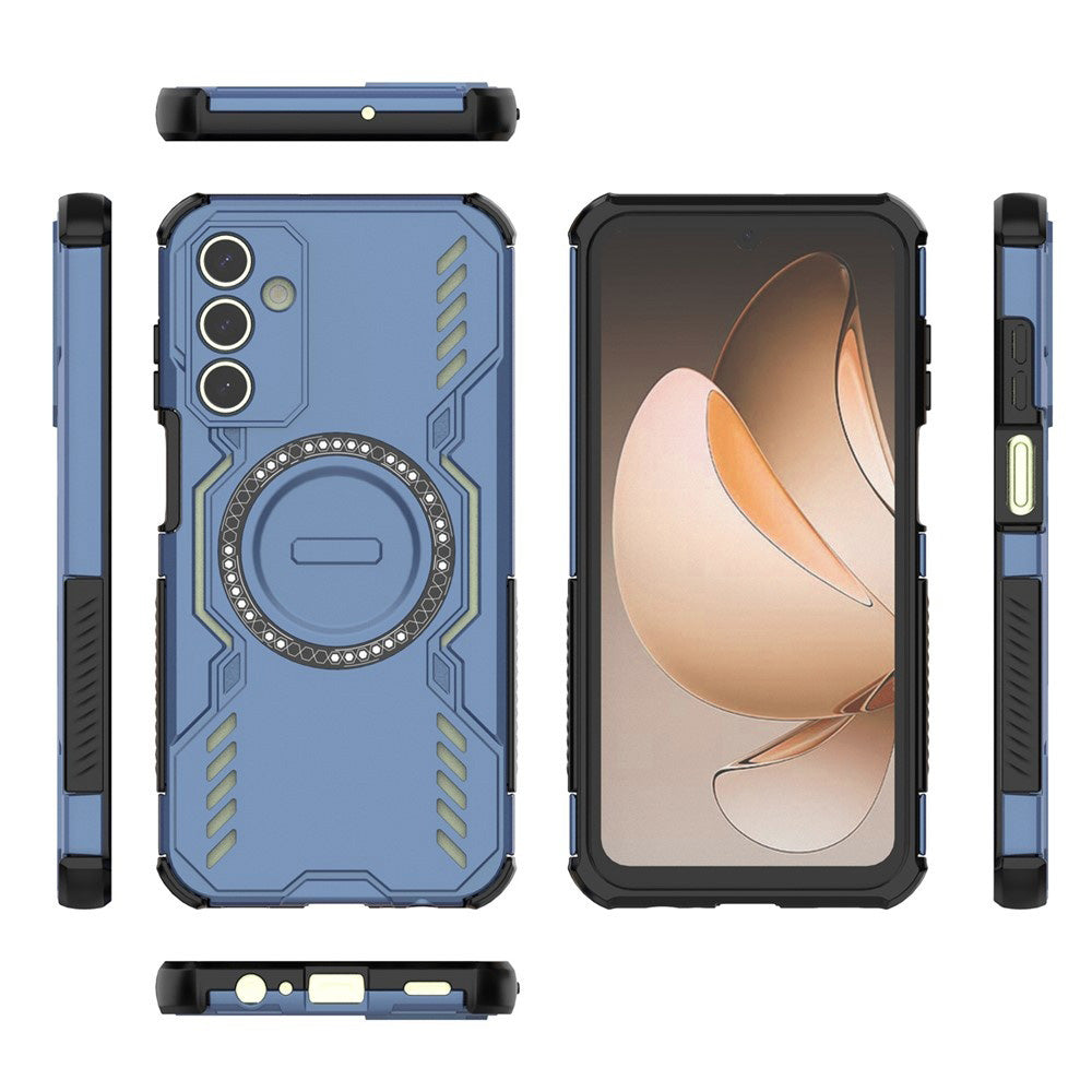 MagSafe-deksel for Samsung Galaxy A15 5G A156 / A15 A155, Techsuit, ArmorMag, Blå