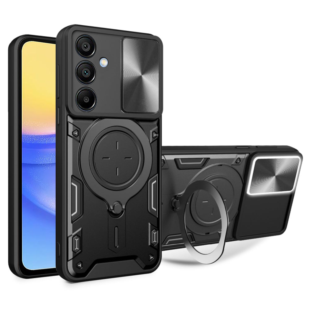 Deksel til Samsung Galaxy A15 5G A156 / A15 A155, Techsuit, CamGuard Pro, Svart