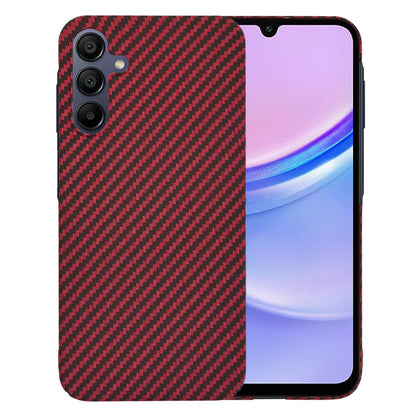 Deksel til Samsung Galaxy A15 5G A156 / A15 A155, Techsuit, Carbonite FiberShell, Rød
