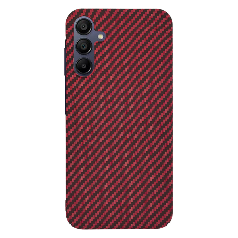 Deksel til Samsung Galaxy A15 5G A156 / A15 A155, Techsuit, Carbonite FiberShell, Rød