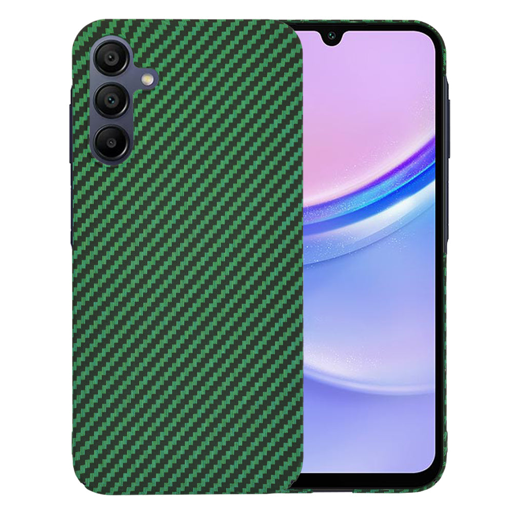 Deksel til Samsung Galaxy A15 5G A156 / A15 A155, Techsuit, Carbonite FiberShell, Grønn