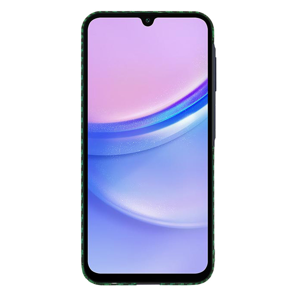 Deksel til Samsung Galaxy A15 5G A156 / A15 A155, Techsuit, Carbonite FiberShell, Grønn