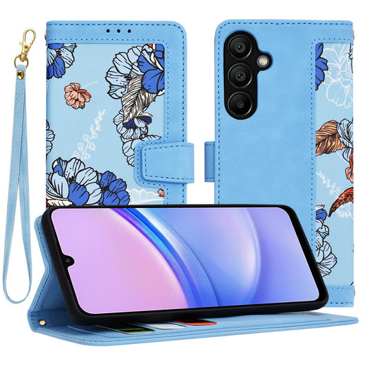 Deksel til Samsung Galaxy A15 5G A156 / A15 A155, Techsuit, FlipCraft, Blå