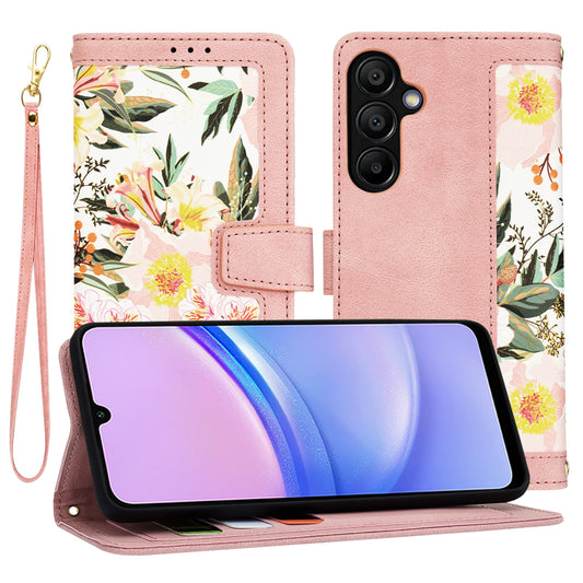 Deksel til Samsung Galaxy A15 5G A156 / A15 A155, Techsuit, FlipCraft, Rosa