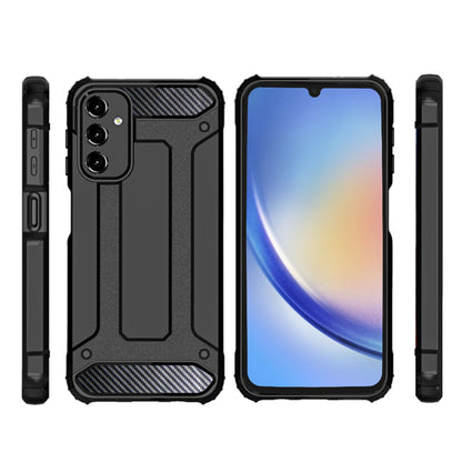 Deksel for Samsung Galaxy A15 5G A156 / A15 A155, Techsuit, Hybrid Armor, Svart
