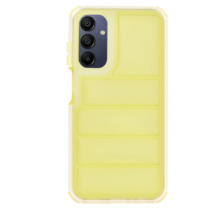 Deksel til Samsung Galaxy A15 5G A156 / A15 A155, Techsuit, Wave Shield, Gul