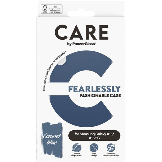Deksel for Samsung Galaxy A16 5G A166 / A16 4G A165, PanzerGlass, Fashionable Care, Blå